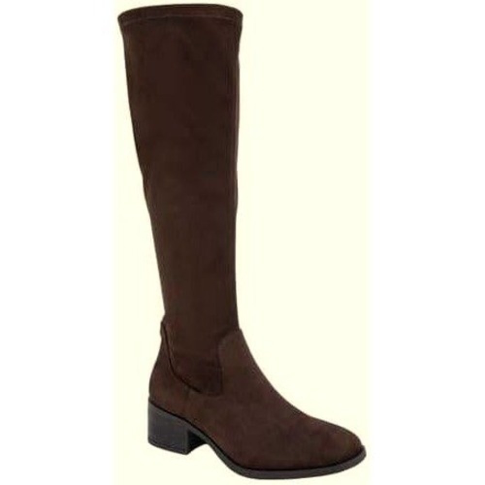 Kenneth Cole Stanford Brown Knee High Soft Stretch Women's Boots